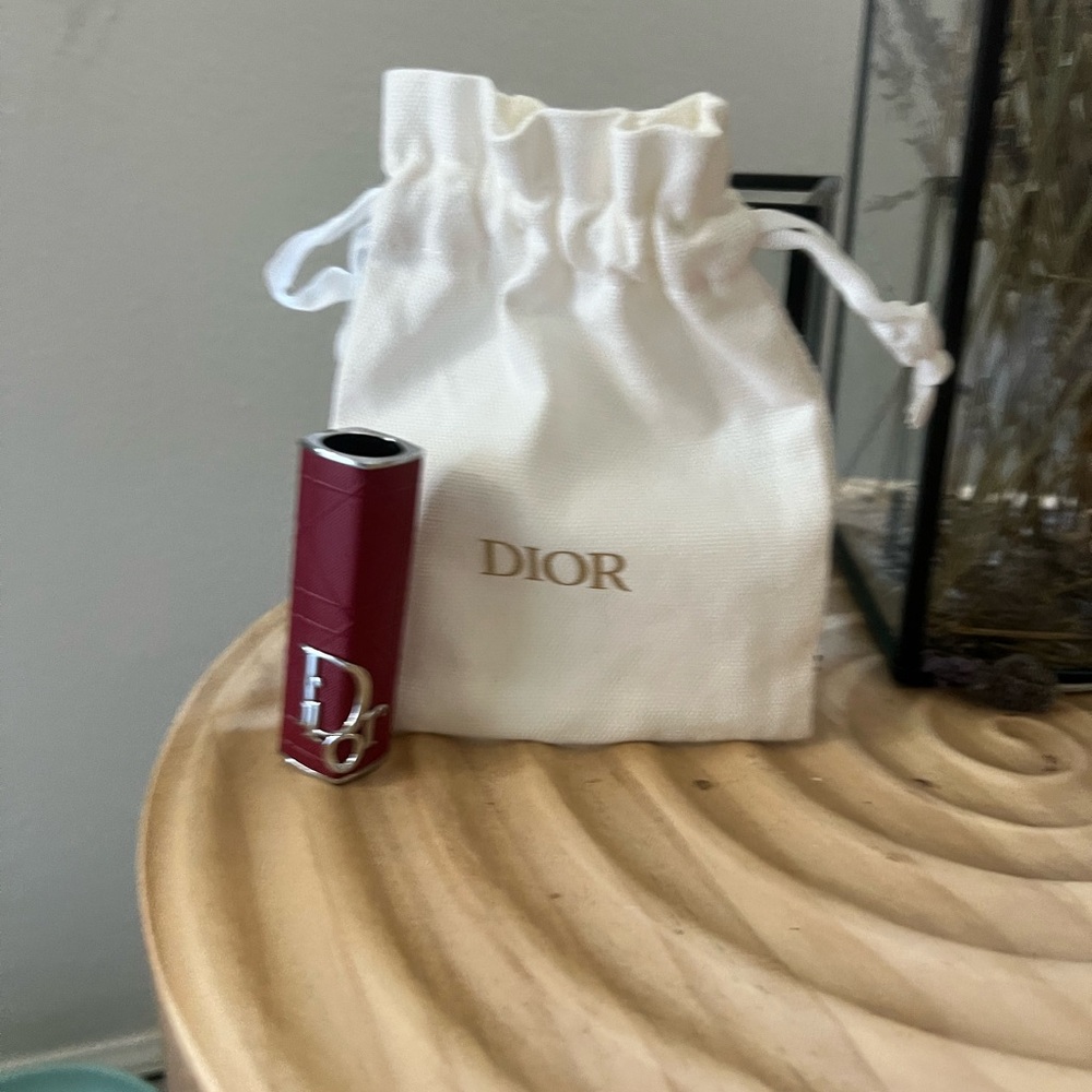 Dior White Pouch with Label